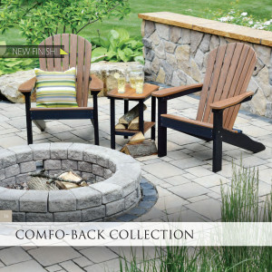 Adirondack Fire Pit Setting