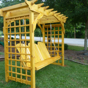 Garder Arbor With Swing